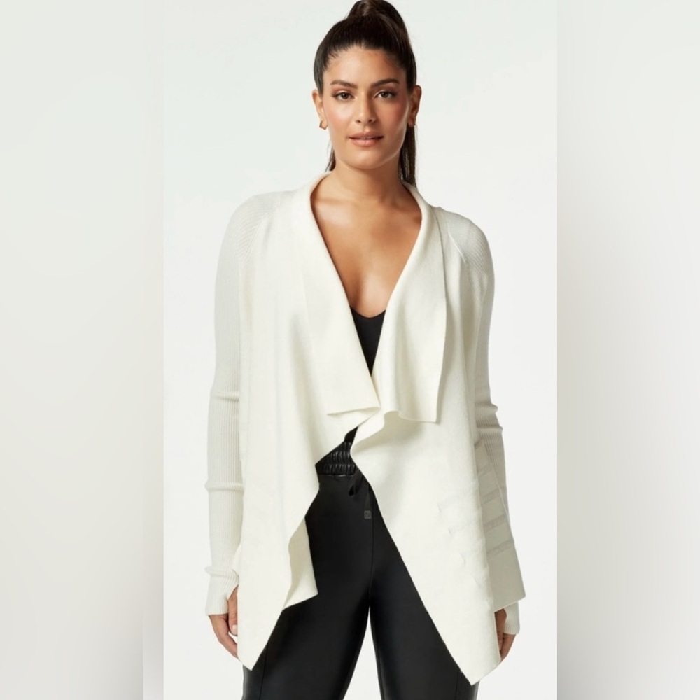 NWT Blanc Noir white Liminal open cardi